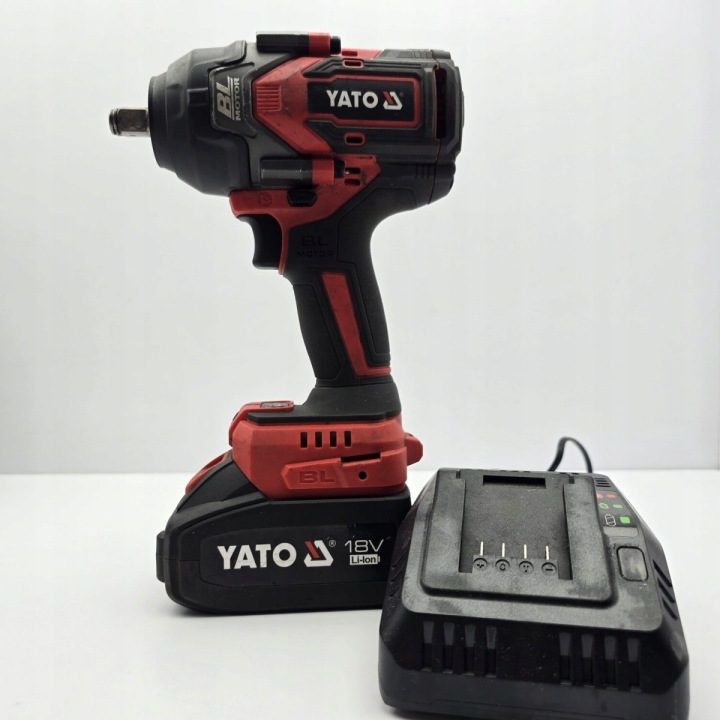 Yato ударный гайковерт аккумуляторный бесщеточный 1/2'' 18V 4Ah 1200 Н·м, фото 8