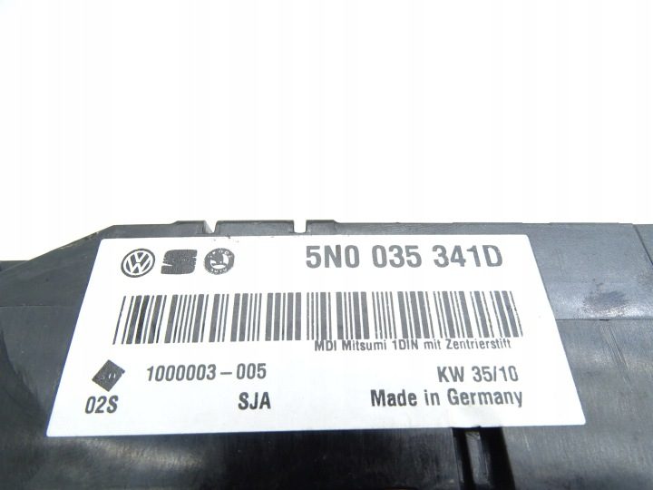 МОДУЛЬ ИНТЕРФЕЙС ГНЕЗДО 5N0035341D VW Scirocco III 1K8, фото 5