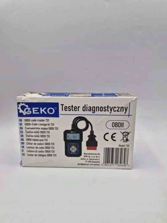 GEKO ТЕСТЕР ДИАГНОСТИЧЕСКИЙ OBDII T31 G02945, фото 2