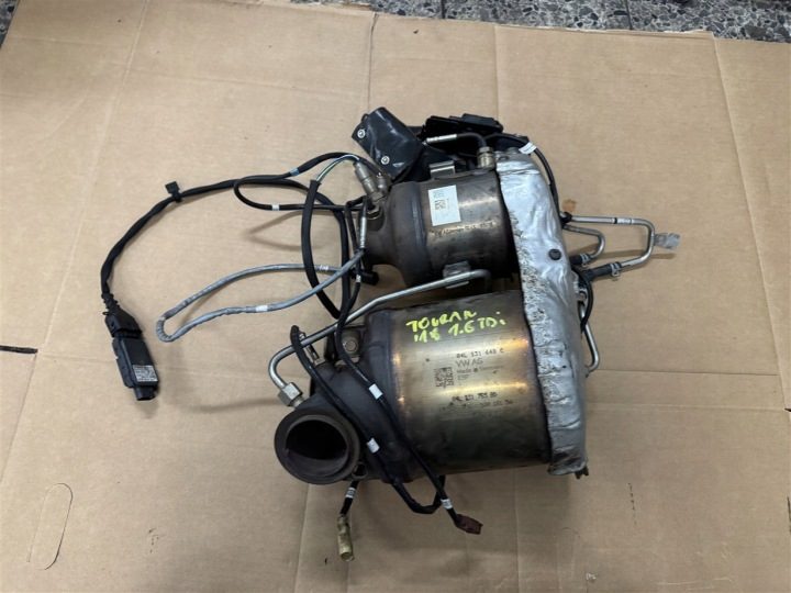 DPF FAP КАТАЛИЗАТОР 1.6 TDI VW TOURAN 5T 115 л.с. 16-19 ГОД, фото 2