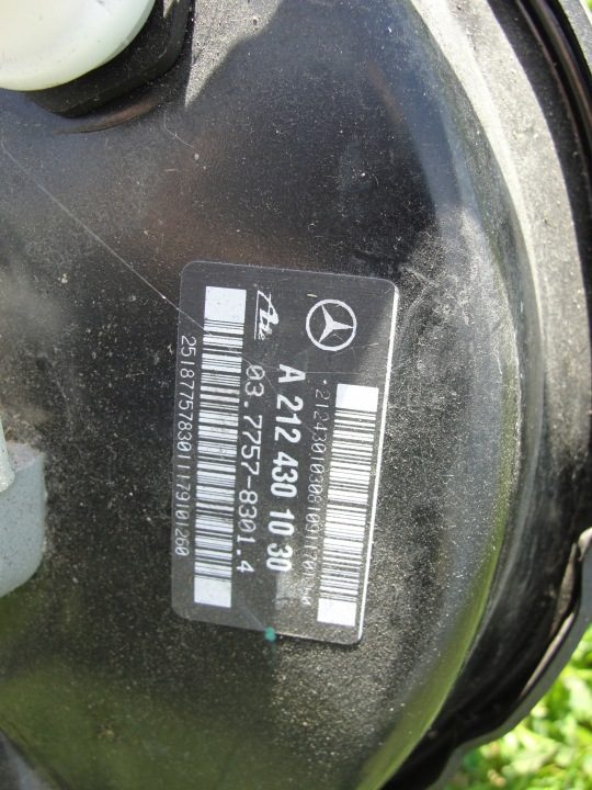 ВАКУУМНЫЙ УСИЛИТЕЛЬ ГЛАВНЫЙ ТОРМОЗНОЙ ЦИЛИНДР MERCEDES W212 W207 W204 W218, фото 4