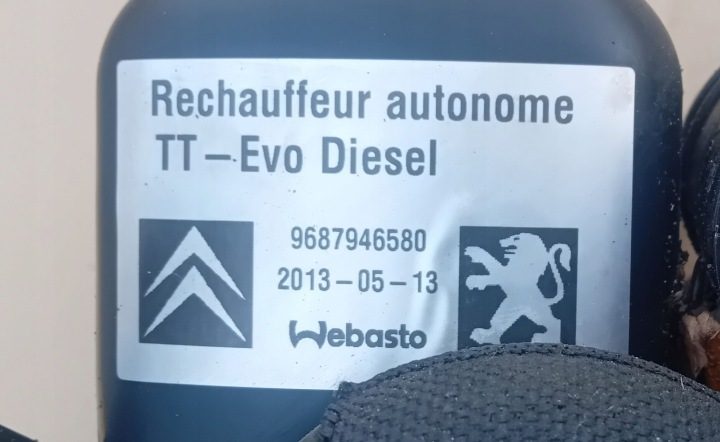 АВТОНОМНЫЙ ОТОПИТЕЛЬ WEBASTO THERMO TOP EVO CITROEN C5 III X7 EU 9687946580, фото 4