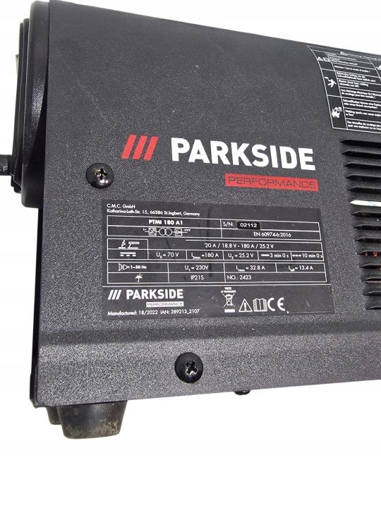 Сварочный инвертор Parkside 389213 10-180 A, фото 5