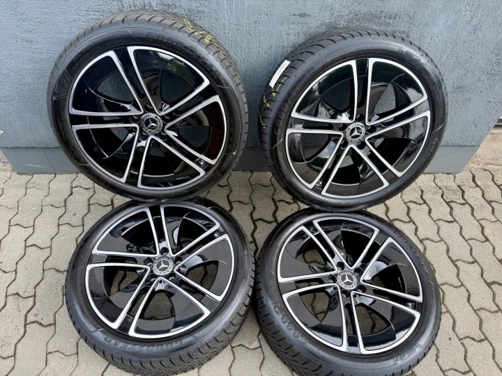 ЛИТЫЕ ДИСКИ MERCEDES CLE Купе C236 Оригинальное 19 Зимнее Черное BiColor 2025!, фото 2