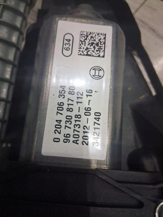 РУЧНОЙ ТОРМОЗ ЭЛЕКТРИЧЕСКИЙ CITROEN C4 PICASSO 9673081780 0204706354, фото 4