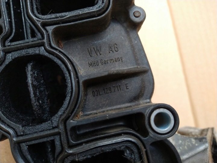 Впускной коллектор 03L129711E VW Passat B6 2.0 TDI CR 140 л.с. CBAB 09-13, фото 6