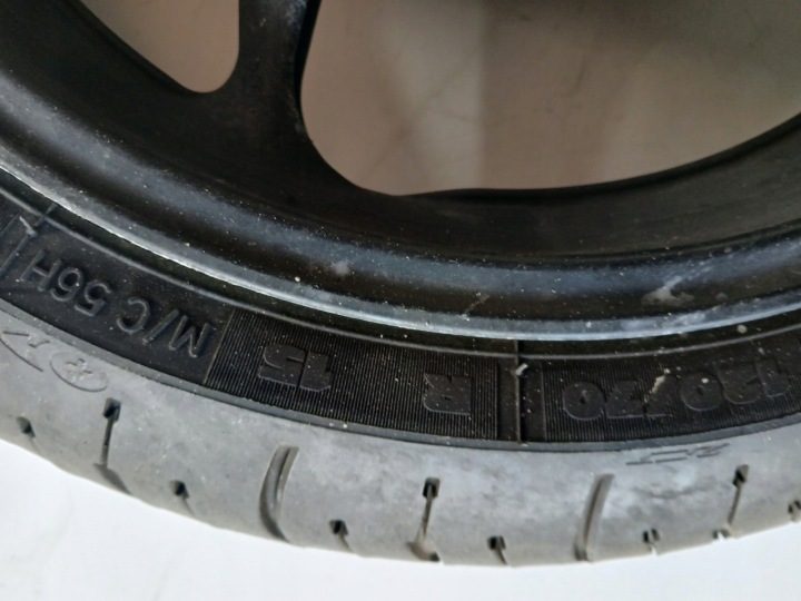 Колесо диск шина Передняя Yamaha T-Max TMAX 560 120/70/15, фото 4