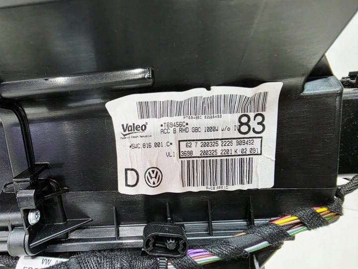 ОТОПИТЕЛЬ В СБОРЕ AUDI A3 8Y VOLKSWAGEN SEAT SKODA 5WC816001C, фото 3