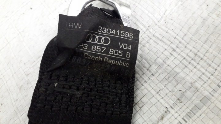 РЕМЕНЬ БЕЗОПАСНОСТИ ЗАДНИЙ 8P3857805B AUDI A3, фото 5