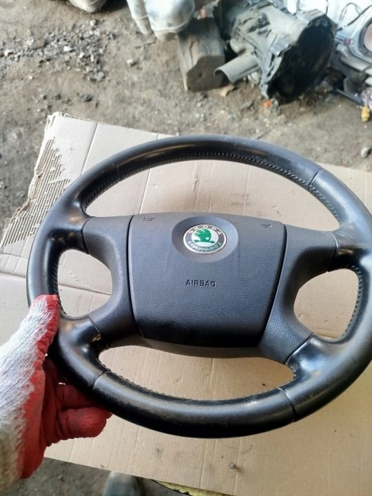 Skoda Octavia II 2 04-13 РУЛЬ С ПОДУШКА БЕЗОПАСНОСТИ OE 1Z0419091M, фото 2