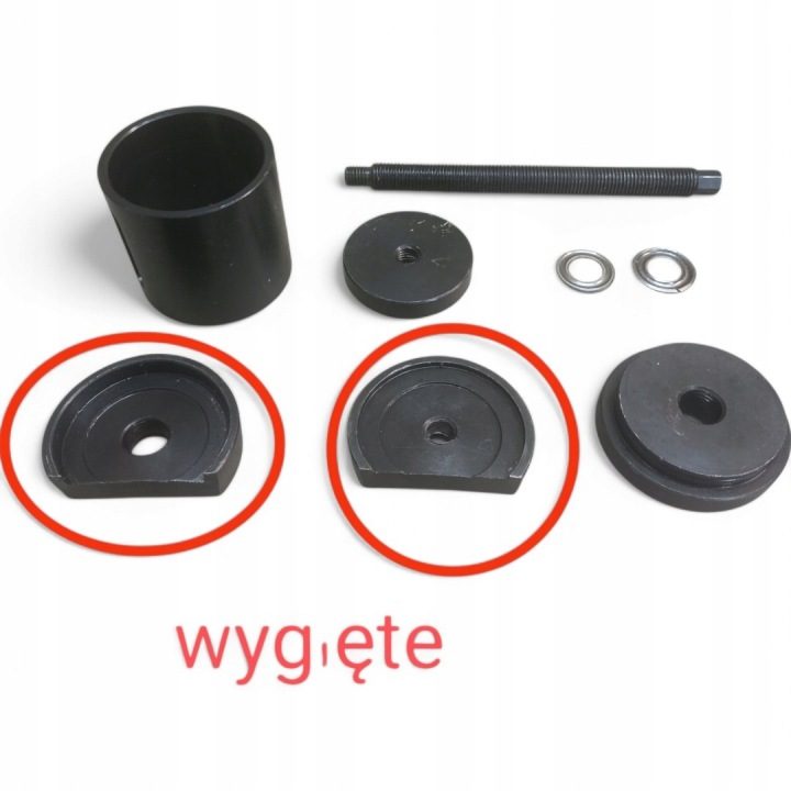 Комплект инструментов montażowych, подшипник gumowo-металлический KS Tools BT671850, фото 6