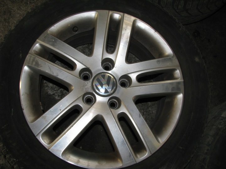 4× Литой диск Audi OE Golf V VI Jetta 7.5" x 16" 5x112 ET 50, фото 4