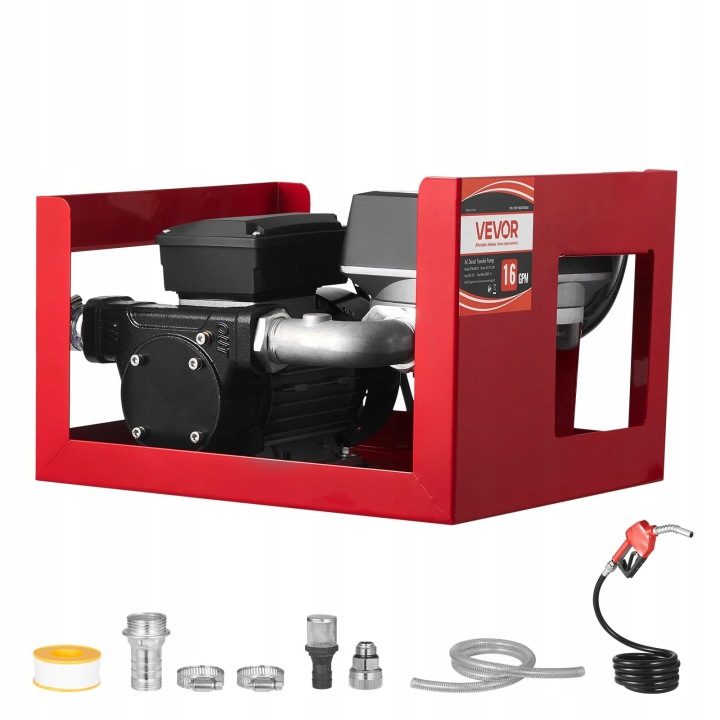 VEVOR Электрический Масляный насос 60L/Min 370W Z Licznikiem И Dyszą Для Топлива, фото 1