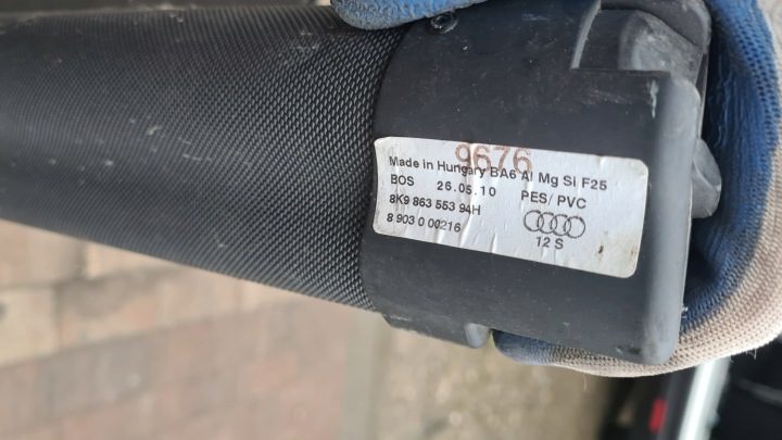 Audi A4 B8 08-15r Универсал Шторка багажника задняя 8K9863553, фото 6