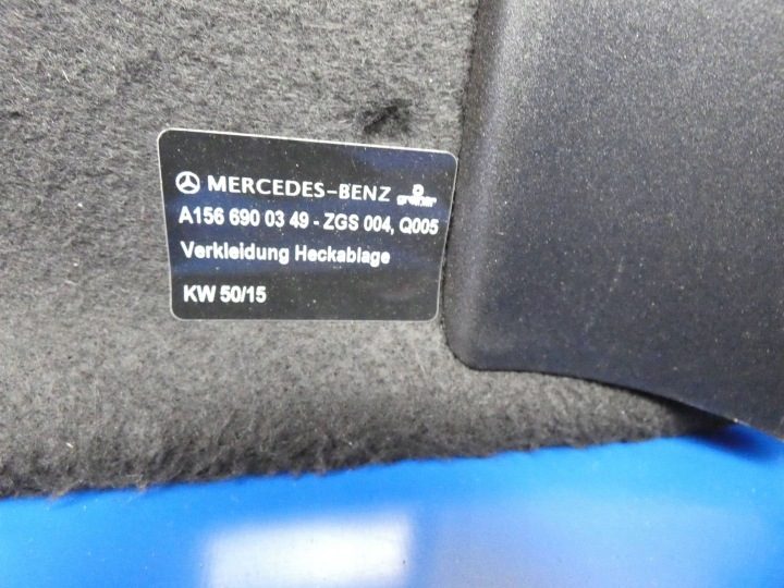 MERCEDES GLA W156 ПОЛКА БАГАЖНИКА A1566900349, фото 3