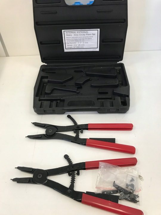 Комплект Szczypców для Колец Osadczych с Трещоткой KS Tools, фото 4