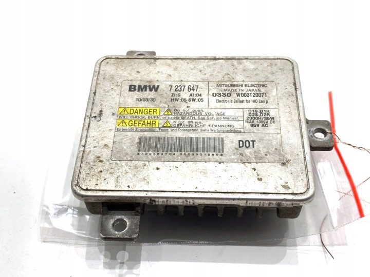 БЛОК РОЗЖИГА КСЕНОНА BMW F10 7237647 09-16 МОДУЛЬ ПИТАЮЩИЙ, ПОДСВЕТКИ, фото 1