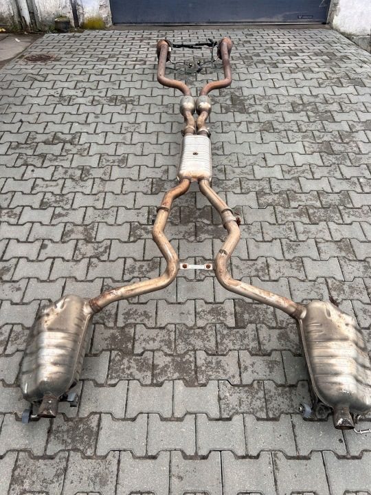 В СБОРЕ ВЫХЛОП Mercedes-Benz E550 5.5 V8 W207 A2074902721, фото 7