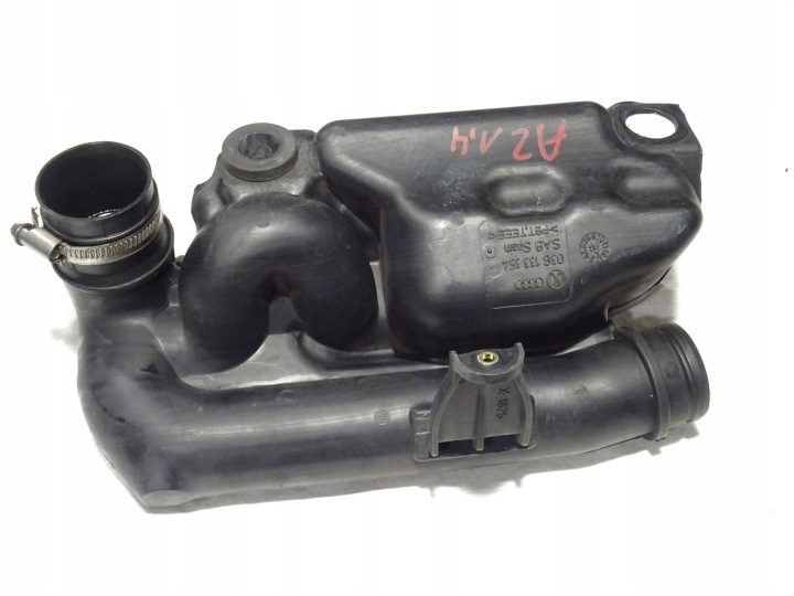 РЕЗОНАТОР ТРУБА ВПУСКНАЯ ВОЗДУХА AUDI A2 8Z0 1.4 16V AUA 1999-> 036133354C, фото 5