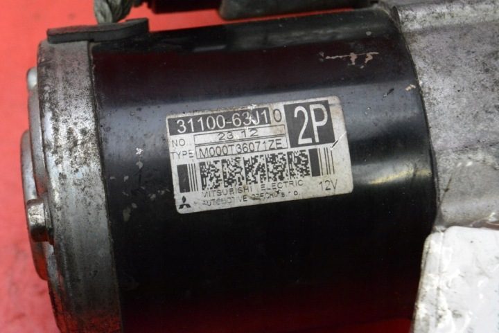 Стартер тест 31100-63J10 Fiat Sedici 1 I 1.6 16V 120 л.с. 09-12, фото 8