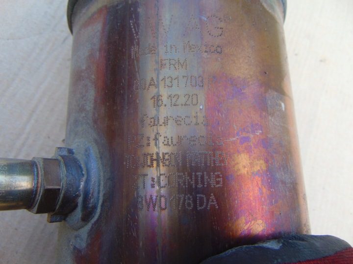 Audi Q5 80A 80A131703P 2.0 TFSI DPF катализатор фильтр твердых частиц, фото 5