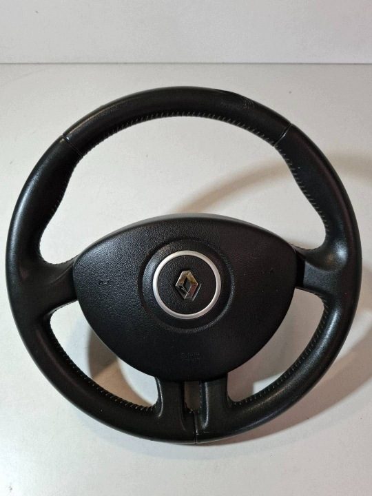 319.RENAULT CLIO III 3 05-12 РУЛЬ КОЖА ПОДУШКА БЕЗОПАСНОСТИ 8200344077A, фото 2