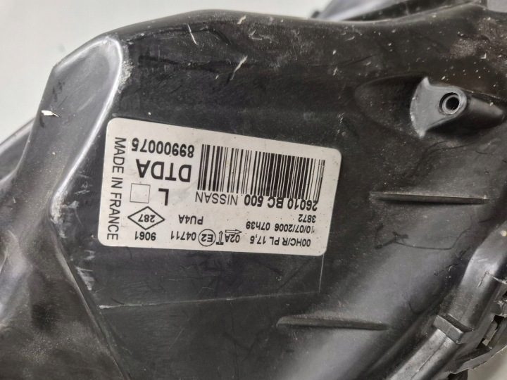 Фара левая фара передняя EU 26010BC500 Nissan Micra K12 02-07 описание!, фото 9
