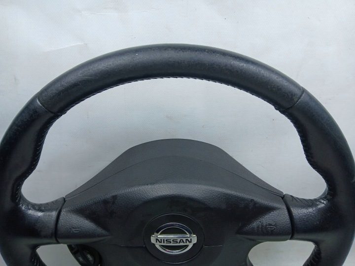 РУЛЬ КОЖАНЫЙ МУЛЬТИФУНКЦИОНАЛЬНЫЙ AIRBAG NISSAN ALMERA TINO, фото 2
