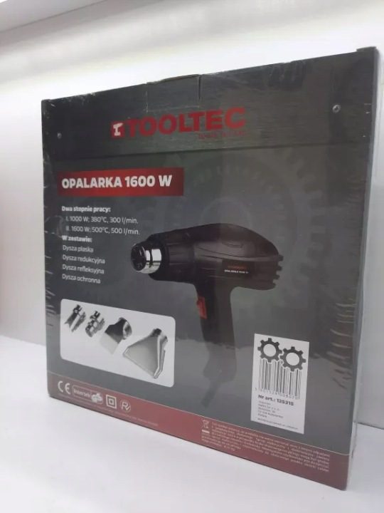 ТЕРМОФЕН TOOLTEC 125315 -1600W, фото 1