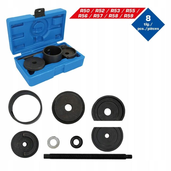 Комплект инструментов montażowych, подшипник gumowo-металлический KS Tools BT671850, фото 14