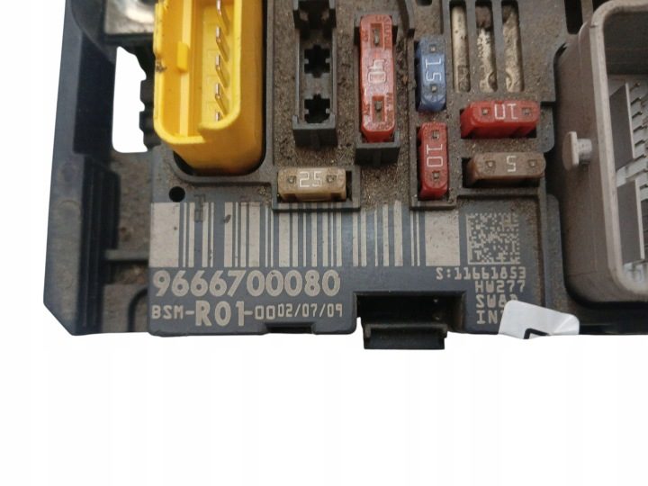 Блок предохранителей модуль BSM Citroen C4 Picasso I 9666700080 R01, фото 2