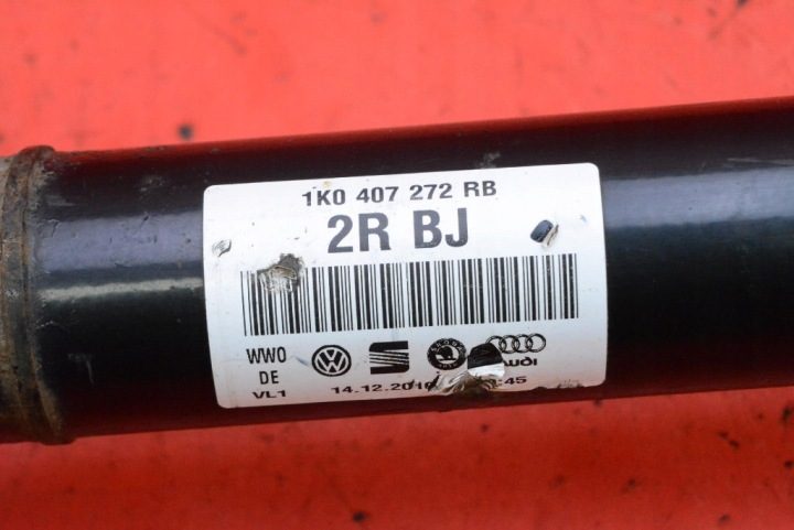 Полуось правая передняя механика 1K0407272RB VW Passat B7 2.0 TDI 140 л.с. 10-15, фото 8