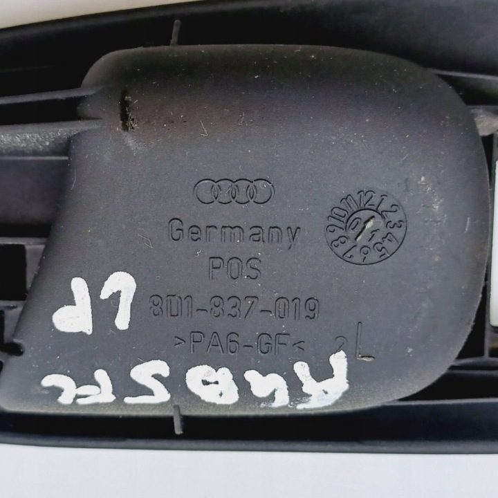 РУЧКА ВНУТРЕННЯЯ ЛЕВАЯ ПЕРЕДНЯЯ AUDI A4 B5 РЕСТАЙЛИНГ 8D1837019 NR862, фото 3