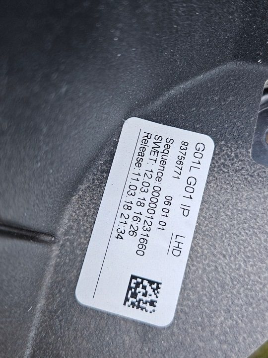 ОРИГИНАЛЬНОЕ ТОРПЕДО КОНСОЛЬ BMW x3 x4 G01 G02 SZYTA СТРОЧКА, фото 6