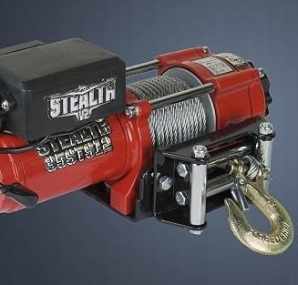 ЭЛЕКТРИЧЕСКАЯ ЛЕБЕДКА STEALTH WINCHES 1588 кг 12 В С STALOWĄ LINĄ 12.8 м, фото 4