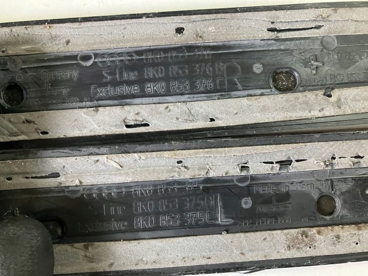 Накладки на пороги S-line S-Line Комплект ! Audi A4 B8 8K0853375B 8K0853376B, фото 8