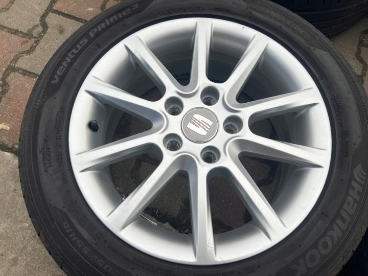 Колеса диски алюминиевые Seat Leon 16'' 5X112 шины лето Hankook 205/55R16 205/55/16, фото 4