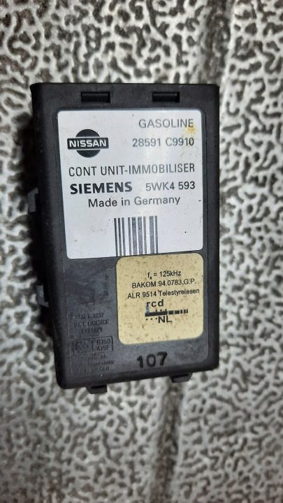 МОДУЛЬ IMMOBILISER NISSAN MICRA K11 97 г. 1.0B 28591C9910, фото 4