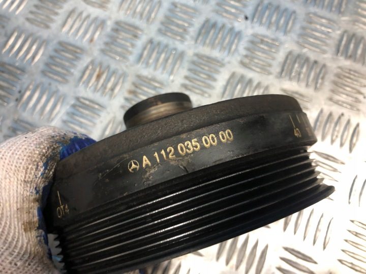MERCEDES ML W163 3,2 V6 M112 ШКИВ ВАЛА A1120350000, фото 2