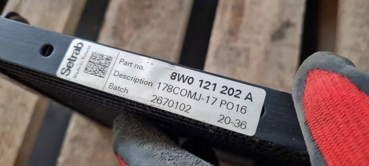 RS5 8W рестайлинг дополнительный радиатор охлаждения 2.9 TFSI 8W0807683H RS4 B9, фото 9