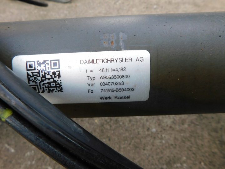 Sprinter 906 VW Crafter дифференциал мост задний 46:11 ИСПРАВНЫЙ ТИХИЙ A9063500800 OEM, фото 4