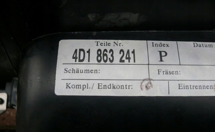 Центральный тоннель консоль Audi A8 D2 рестайлинг 99-02 4D1863241, фото 5
