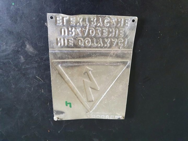 ТАБЛИЧКА INFORMACYJNA НЕ DOTYKAĆ УСТРОЙСТВО ЭЛЕКТР., фото 7