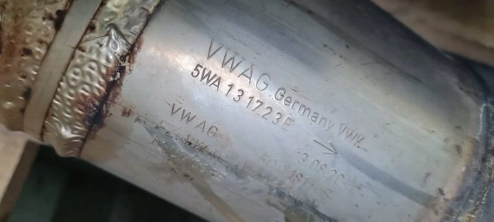 S3 8Y A3 ТРУБА WYDECJOWA КАТАЛИЗАТОРЫ DPF 2.0 TFSI 5WA131723E 5WA131701, фото 5