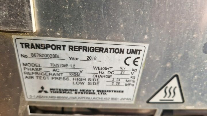 Агрегат холодильный рефрижератор Mitsubishi tdjs70ae-l2, фото 6