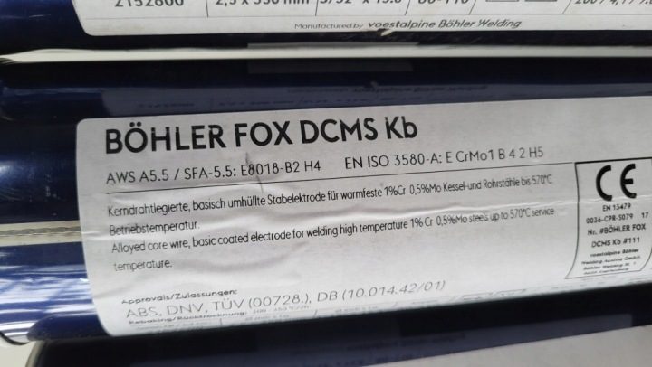 Elektroda нержавеющий Bohler FOX EAS 4 M-A 3,2 мм Elektrody nierdzewne 50 шт., фото 3