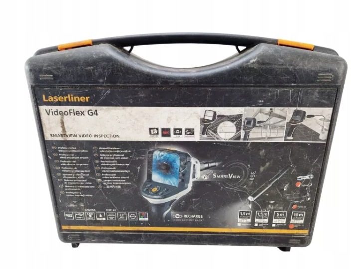 Инспекционная камера Laserliner VideoFlex G4 Ultra 082.240A 9mmx10m IP54 IP67, фото 1