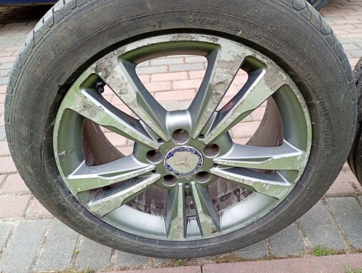 ОРИГИНАЛЬНЫЕ ЛИТЫЕ ДИСКИ MERCEDES Z ШИНАМИ 17 ДЮЙМОВ 5X112 W212 W204 W211 W207, фото 2