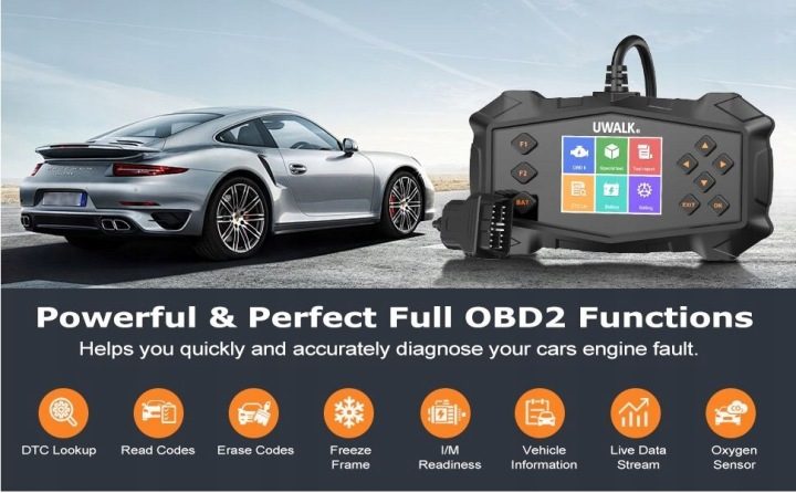 OBD2 UWALK K58 - Профессиональный Diagnostyka Двигателя, фото 2