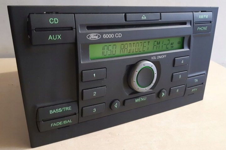 МАГНИТОЛА CD 6000 FORD MONDEO MK3 РЕСТАЙЛИНГ + КОД, фото 4